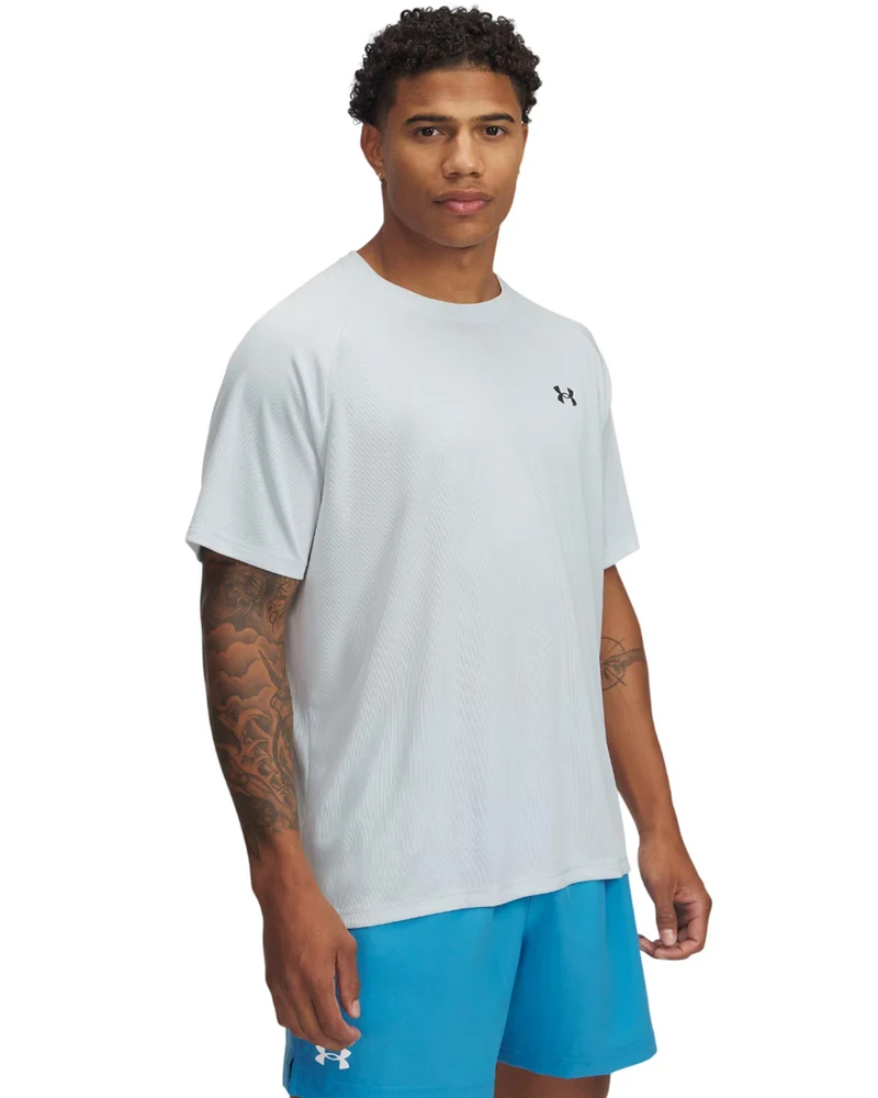 Maglietta Tech Textured Distant Gray / Black
