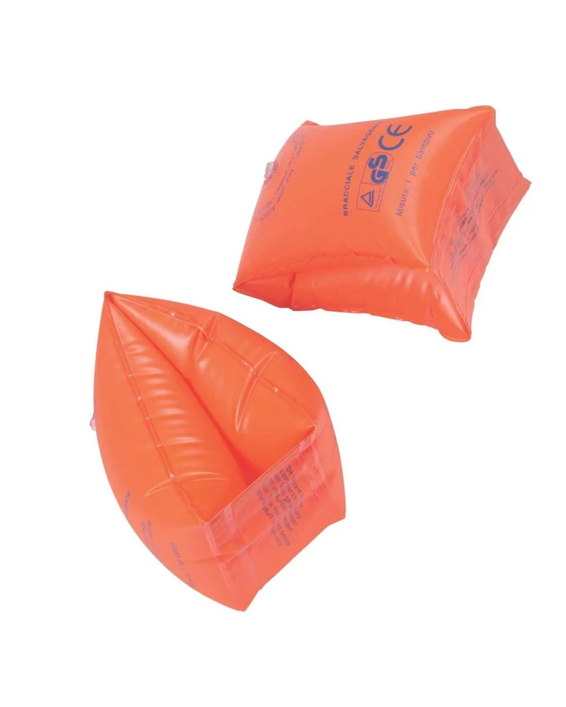 Coppia Di Braccioli Salvagente Gonfiabili Colorati In Plastica