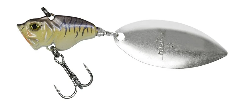 Trago Spin Tail Willow 1/4 oz Brown Cream Purple Tiger