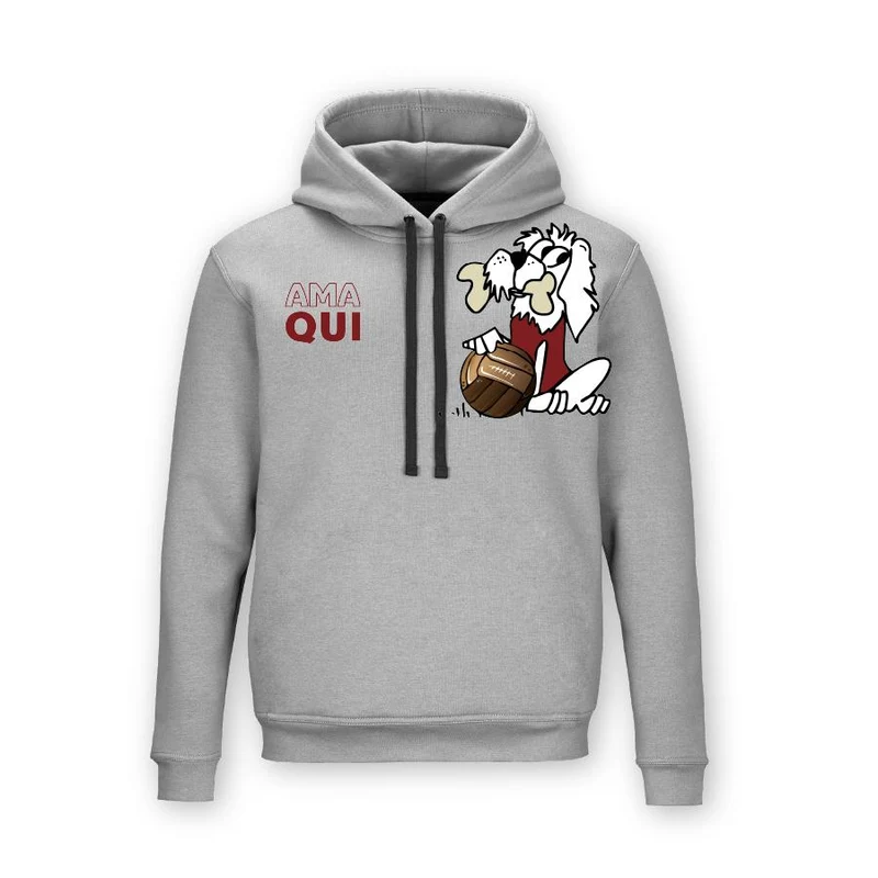 Felpa Con Cappuccio Amatori Quinzano Dog Grigio