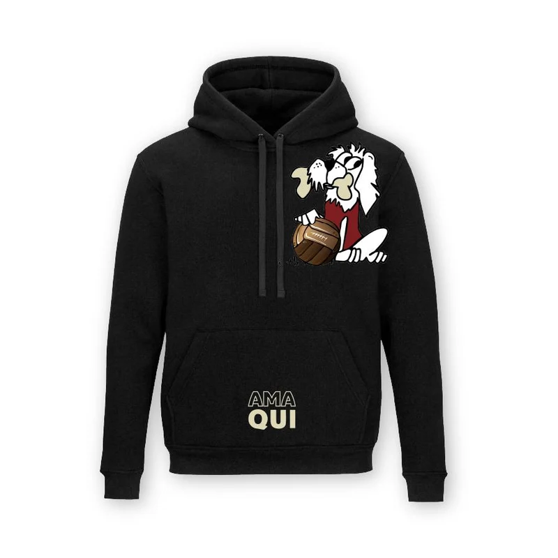 Felpa Con Cappuccio Amatori Quinzano Dog Nero