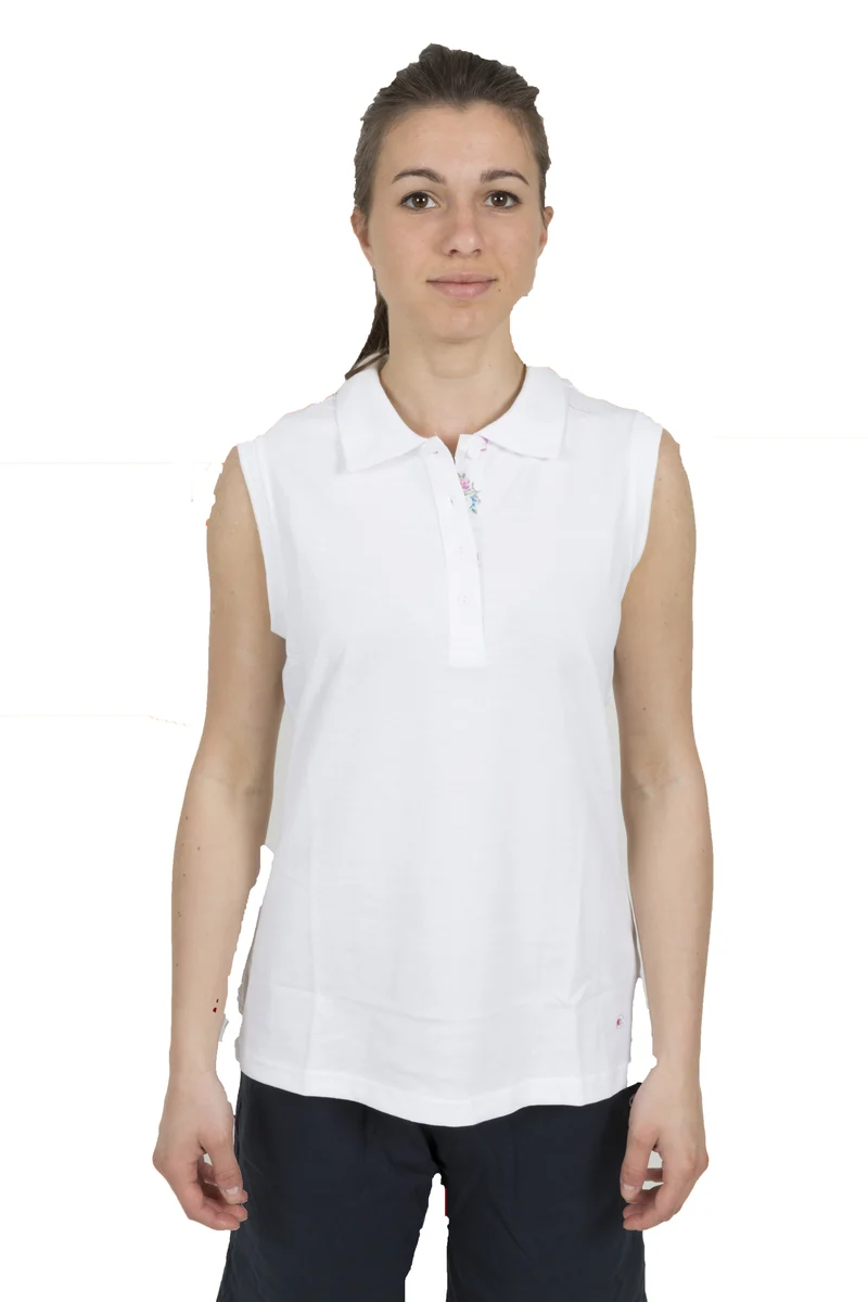 Polo donna smanicata Light Piquet
