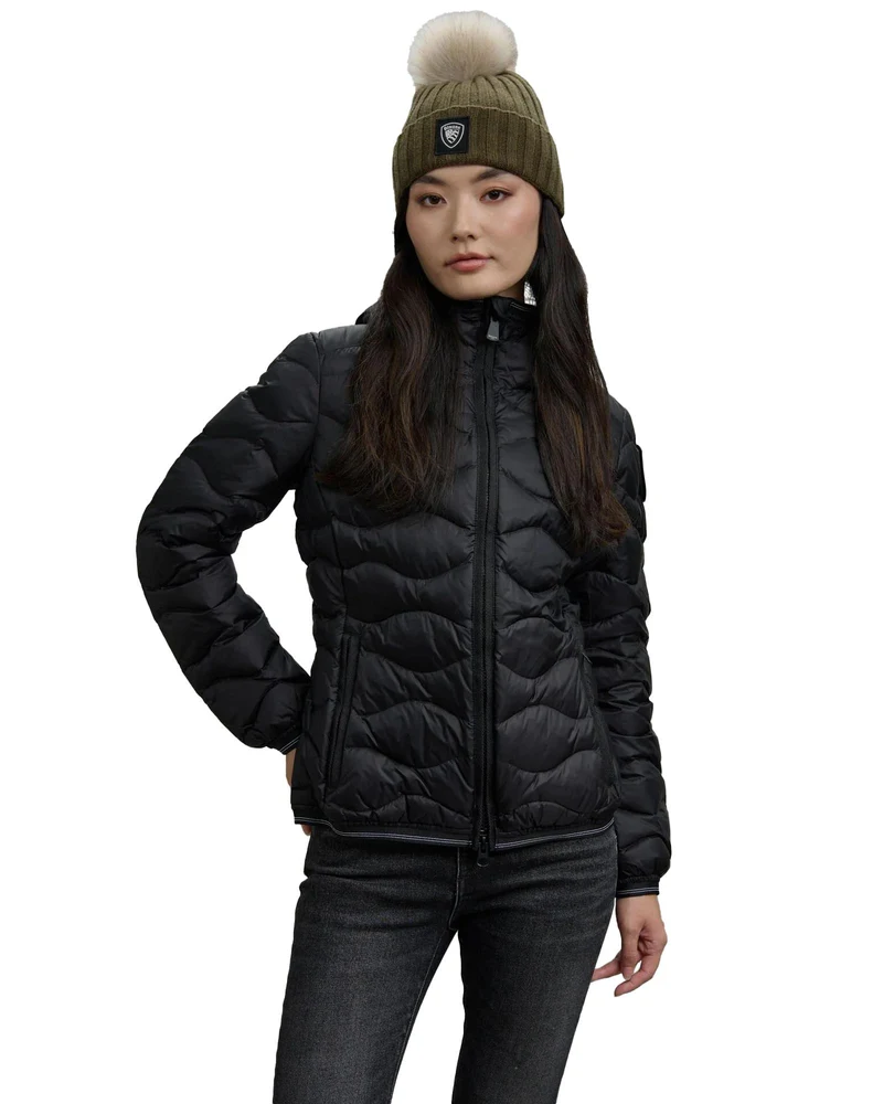 Piumino Ad Onde Camelia Donna