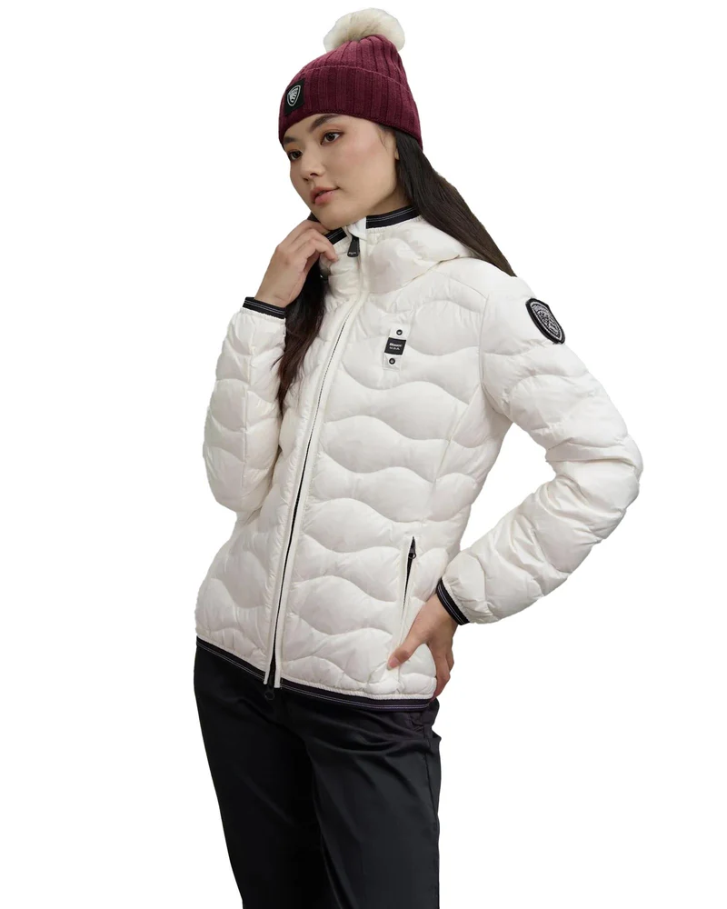 Piumino Ad Onde Camelia Donna