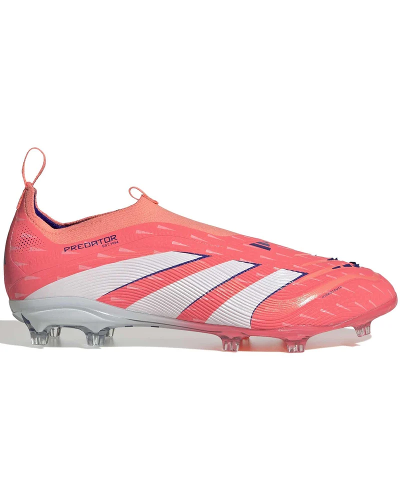 Scarpe Da Calcio Predator Elite Bambini Laceless FG Coral Blaze Pack