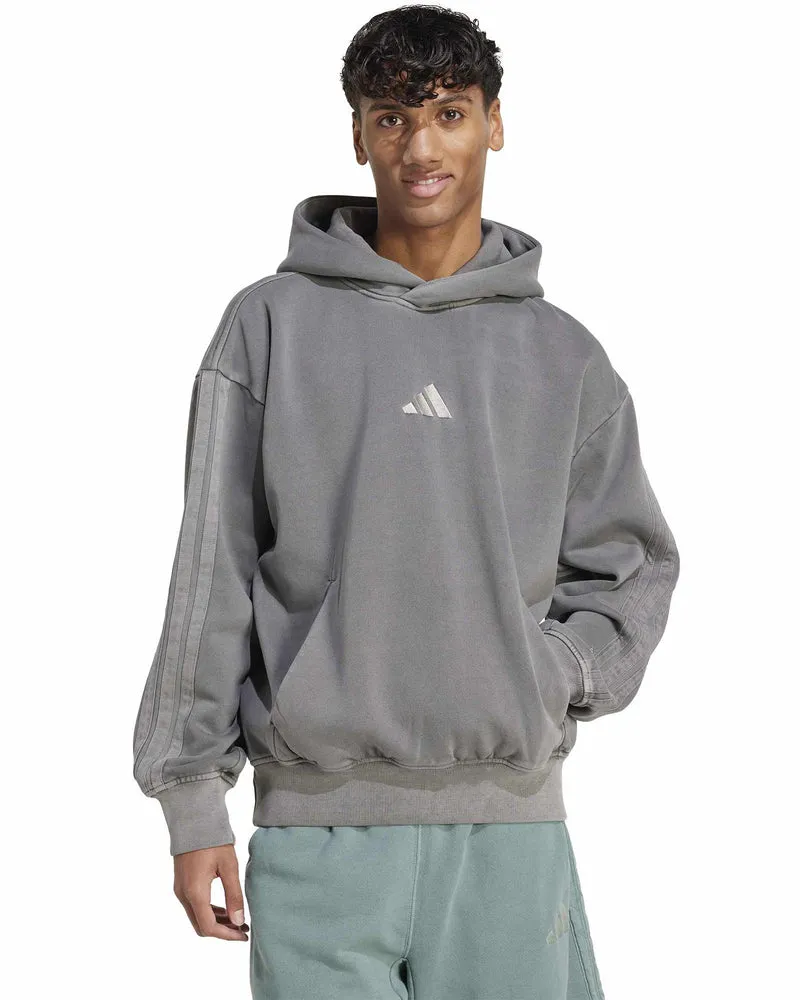 Felpa Uomo Con Cappuccio Lavata In Pile All SZN