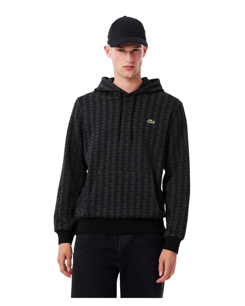 Felpa Uomo con Cappuccio e Monogramma