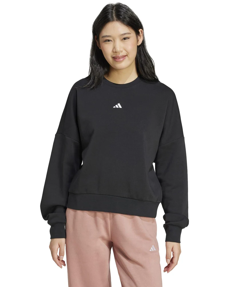 Felpa Donna Essentials Con Piccolo Logo Feelcozy