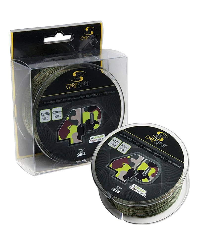 Trecciato carpfishing 4-D Camo Braid 1000 m