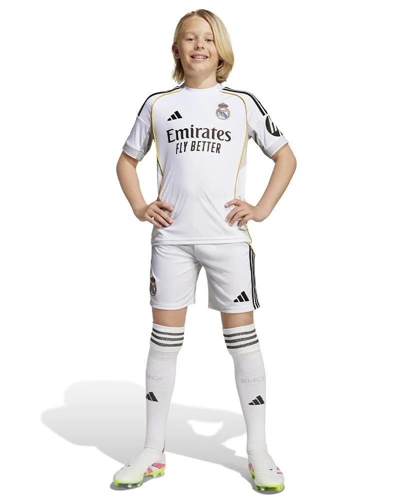 Kit Casa Giovani 25/26 Real Madrid Per Bambini
