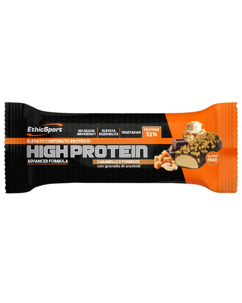 Barretta High Protein Caramello E Cioccolato Fondente