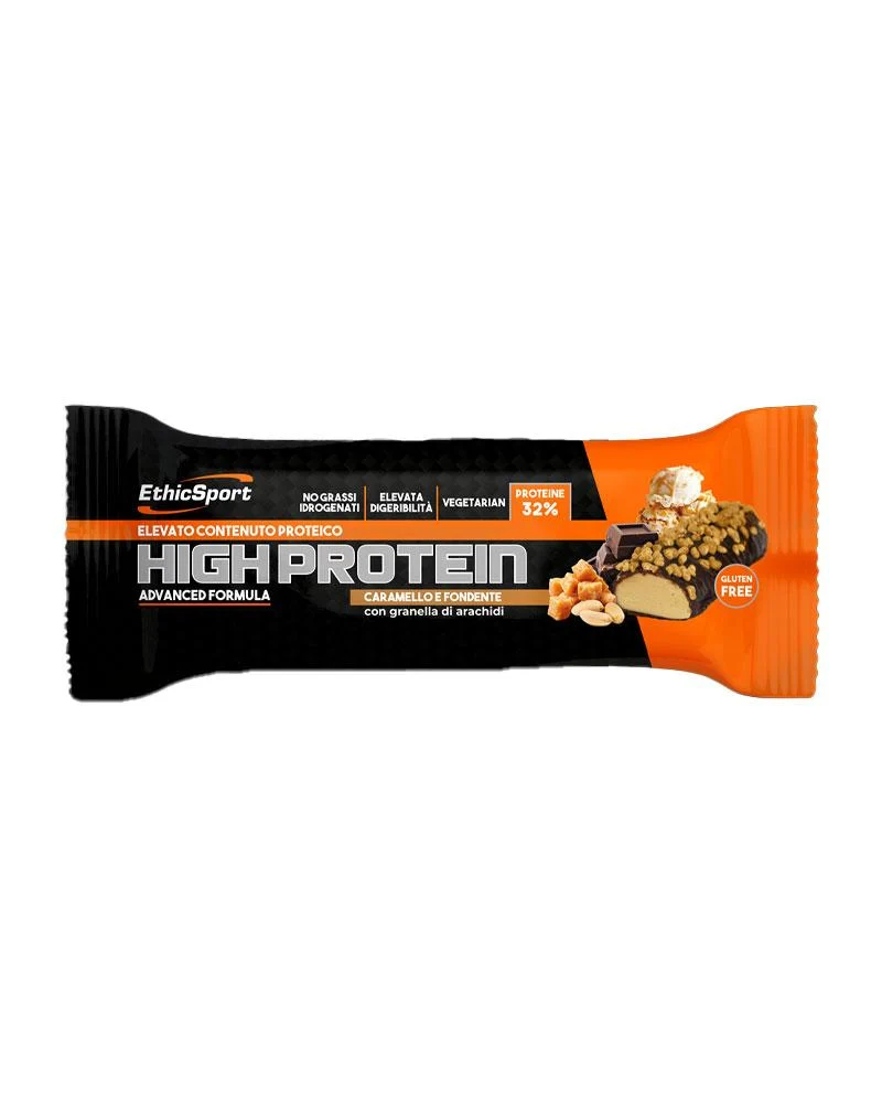 Barretta High Protein Caramello Fondente