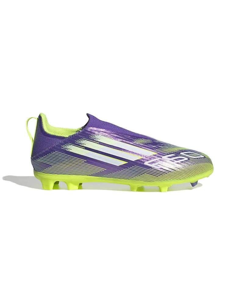 Scarpe Da Calcio Bambini F50 League Laceless FG/MG Radiant Blaze Pack
