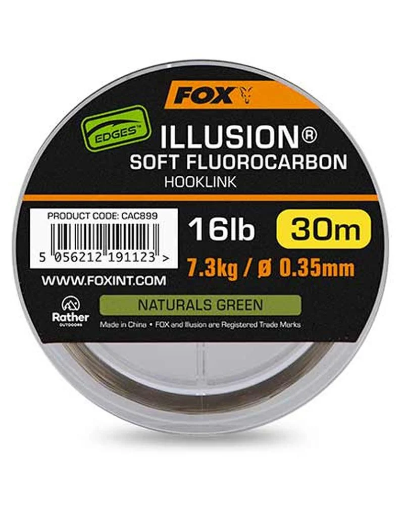 Edges Illusion Soft Fluorocarbon Hooklink 16 lb