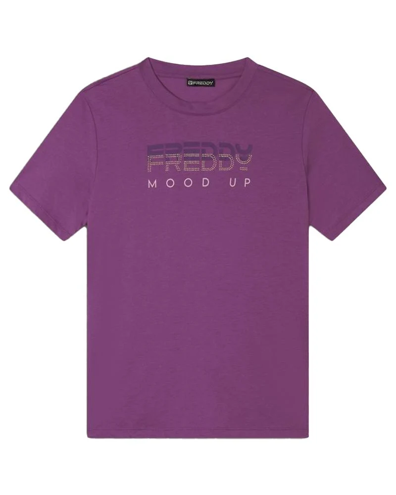 T-shirt Girocollo Donna Con Grafica