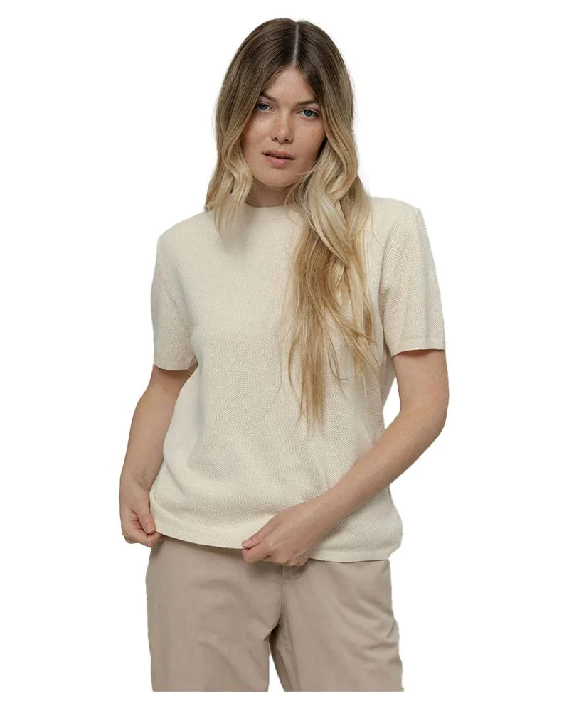 T-shirt Donna Carlotta In Cotone Rigenerato