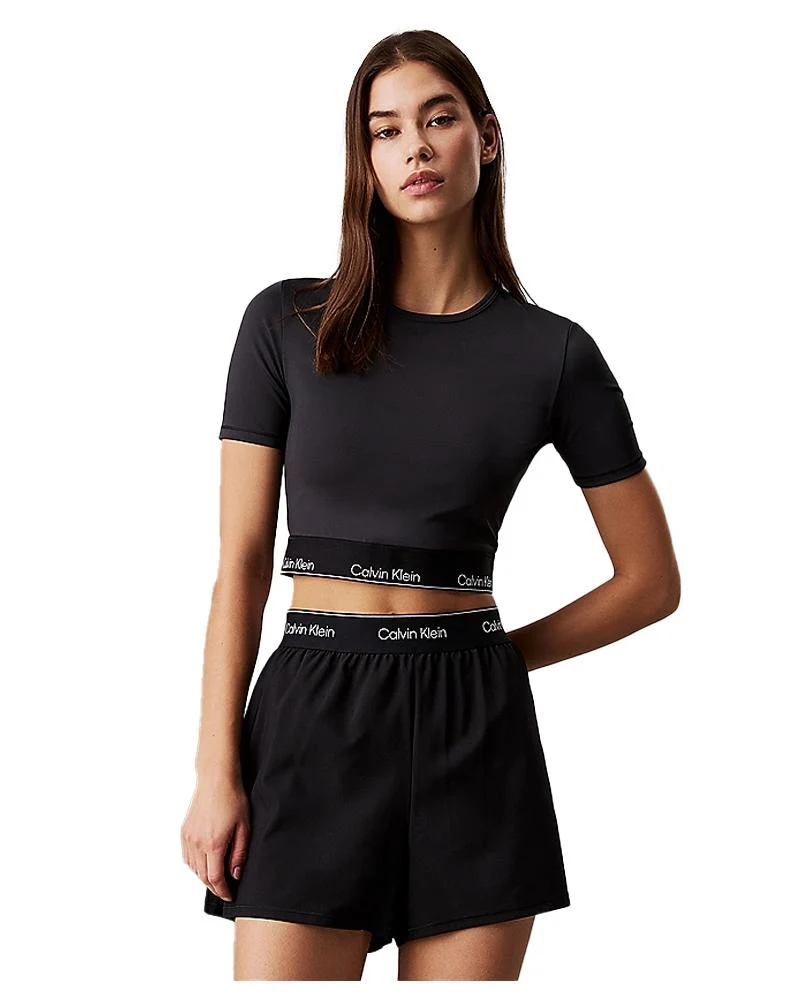 T-shirt Cropped Da Palestra Donna