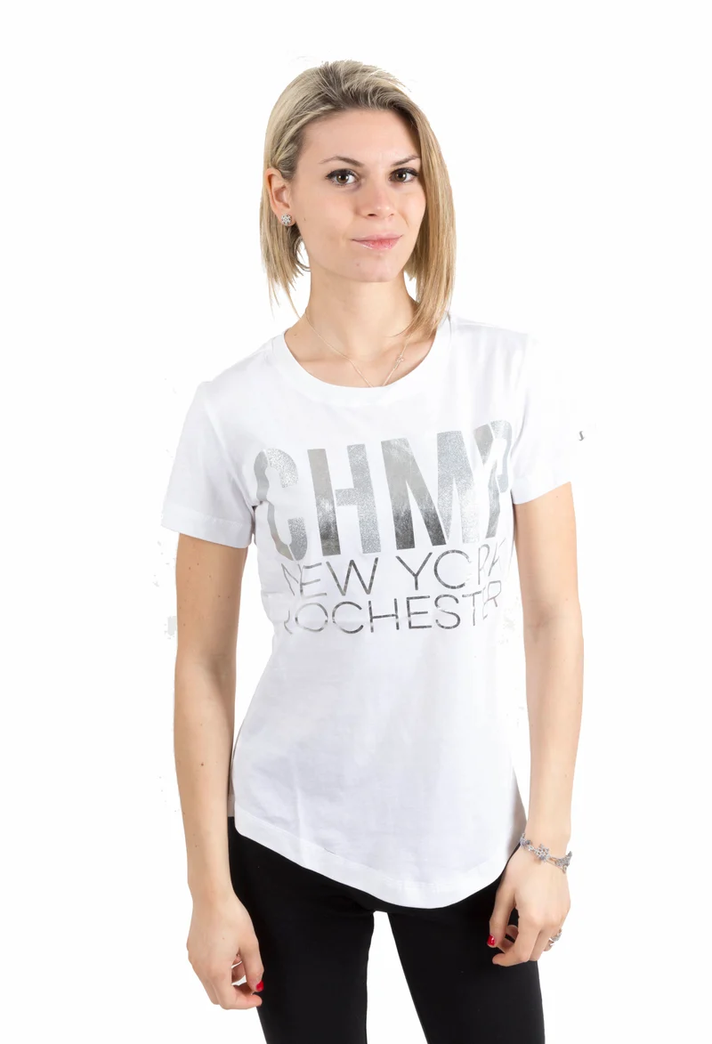 T-Shirt Donna Scritta Champion