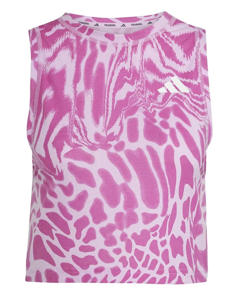 Canotta Donna Da Allenamento Train Essentials Allover Print