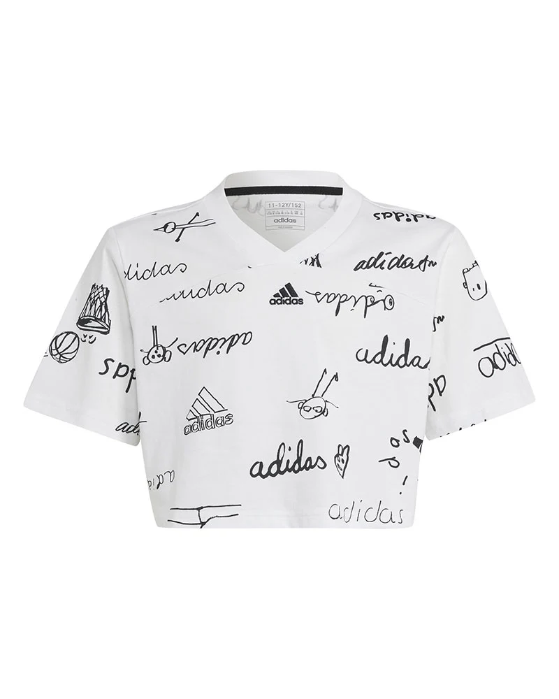 T-shirt Brand Love Cropped Bambino