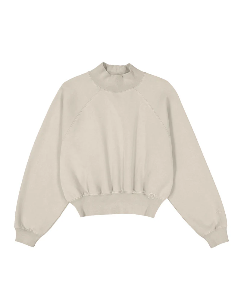 Felpa Vintage Wash Mock Donna