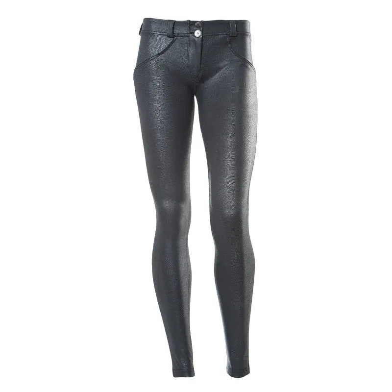 Panta donna lungo pitonato