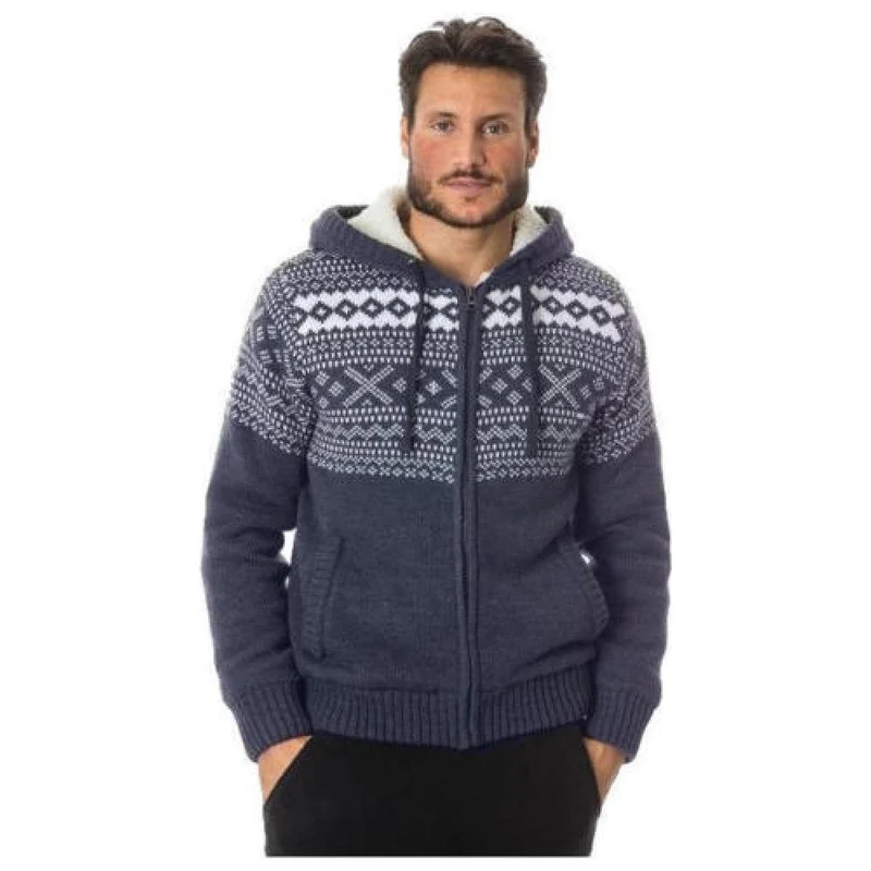 Maglia Uomo Full Zip con Cappuccio