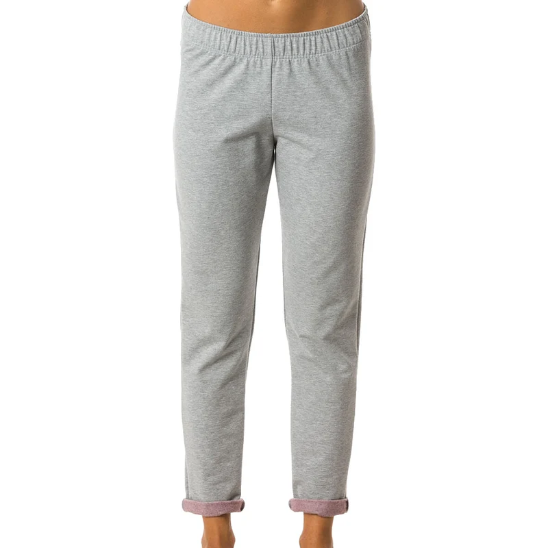 Pantalone Donna Strech Con Risvolto