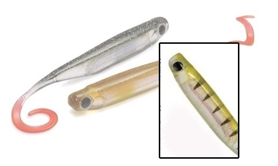 Artificiale Power Minnow Curly Tail