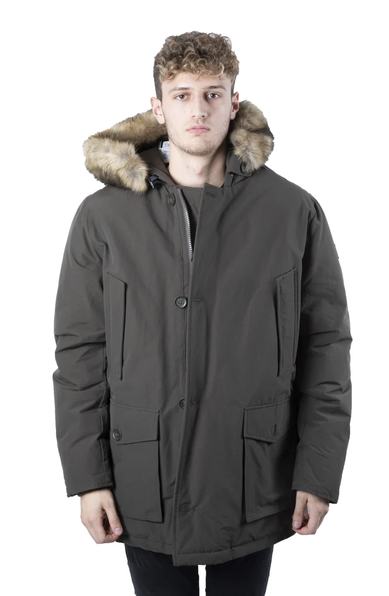 Giubbino Parka Uomo Con Pelo