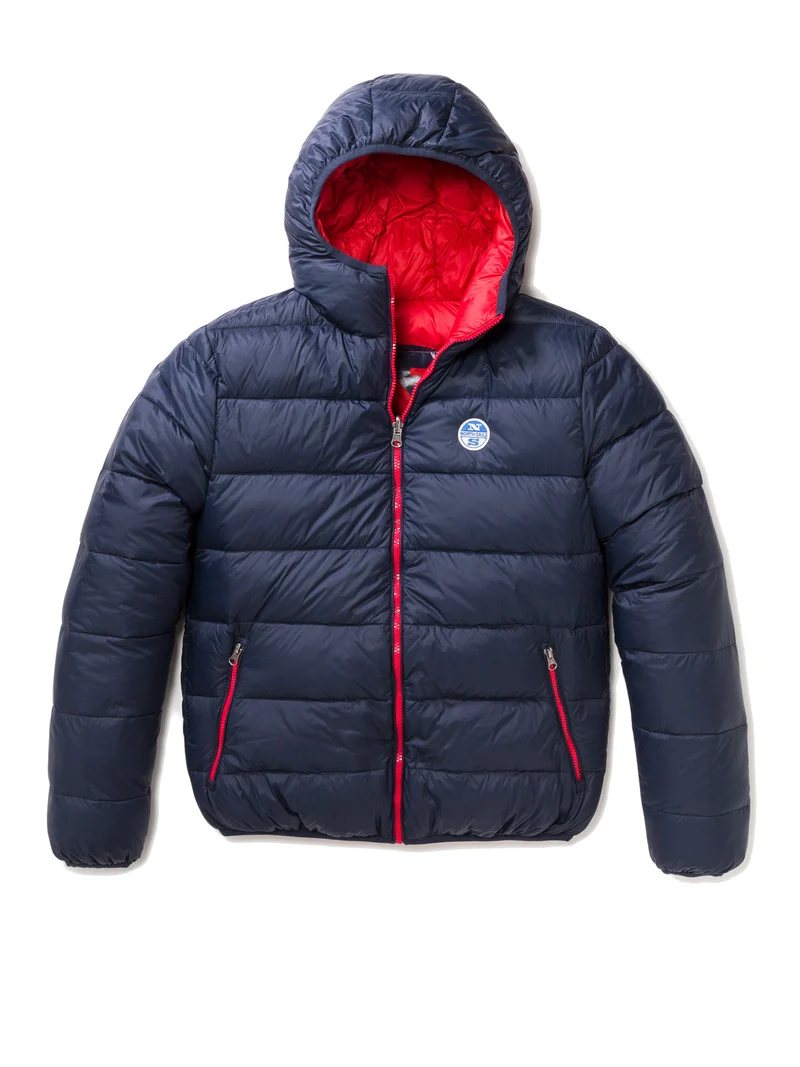 Giacca Uomo Reversibile Con Cappuccio