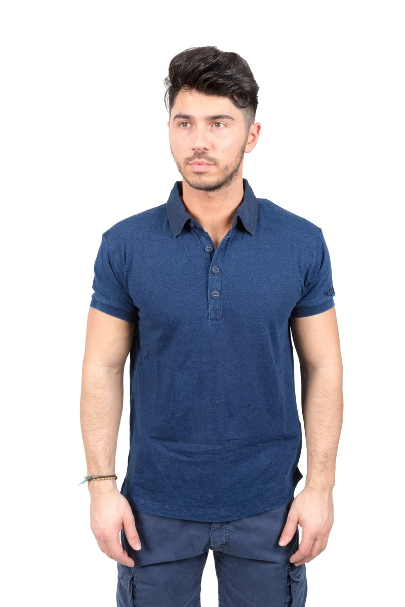 Polo Uomo Indigo Jersey