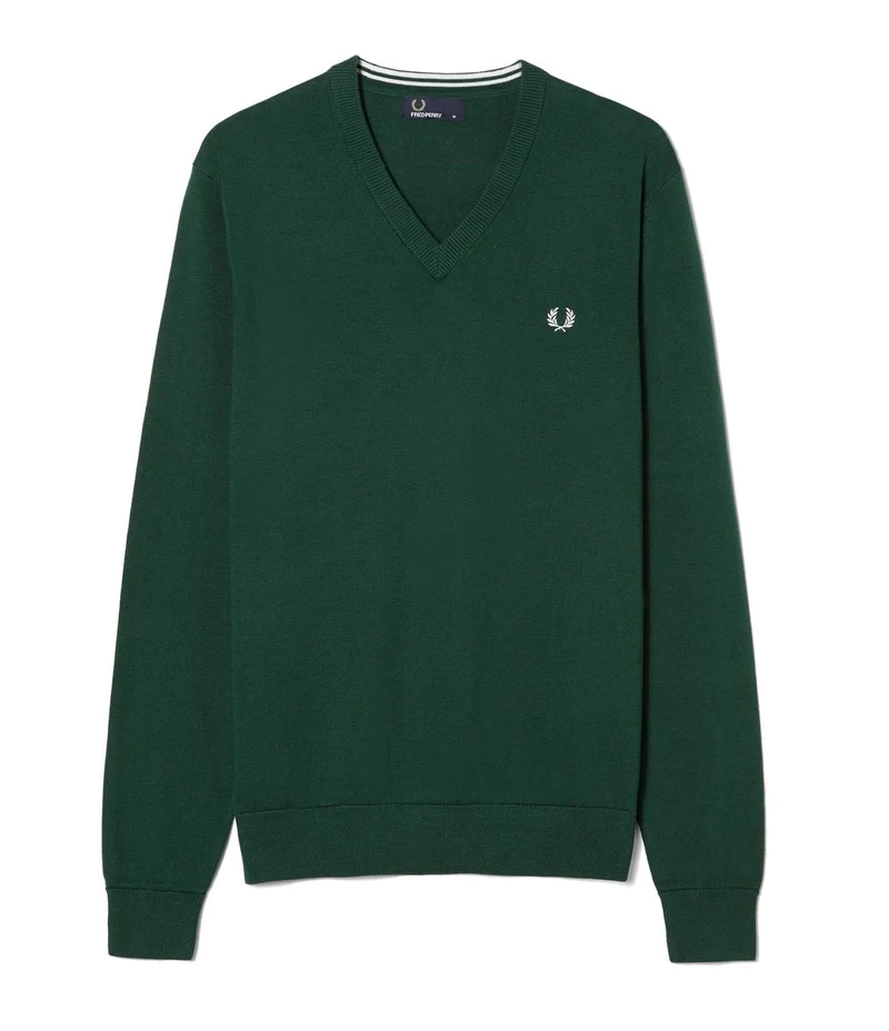 Maglione Uomo Scollo a V Cotone