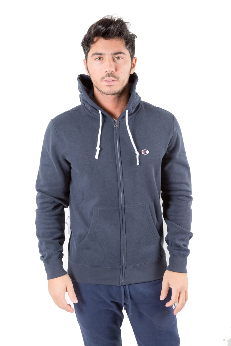 Felpa Uomo C-Life Full Zip Con Cappuccio