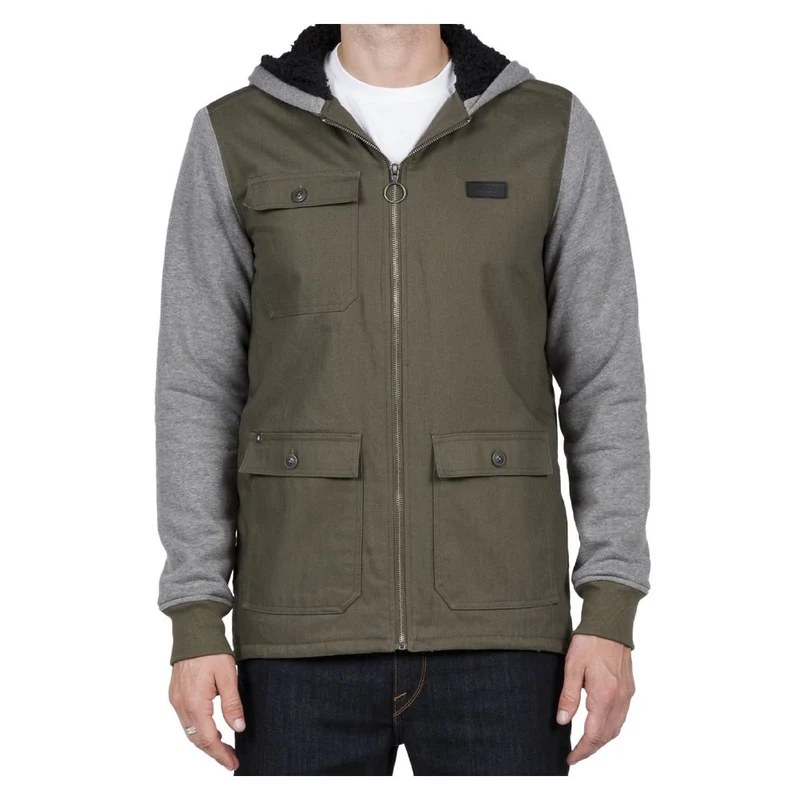 Felpa Uomo Battalion Zip