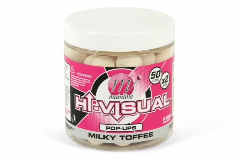 Boilies Hi-Visual Pop-Up Milky Toffee 15 mm