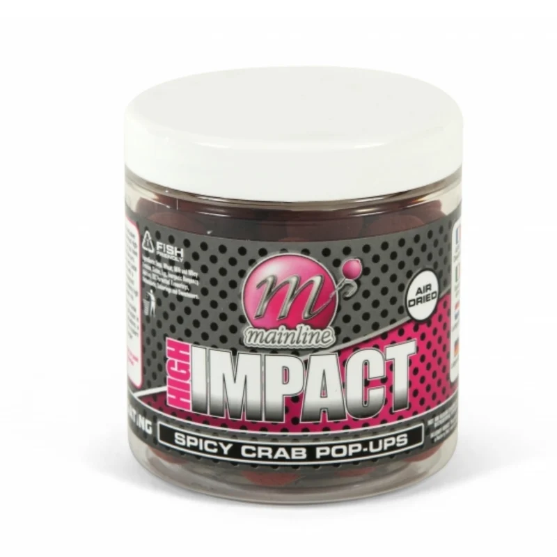 Boilies High Impact Pop-Up Spicy Crab 15 mm