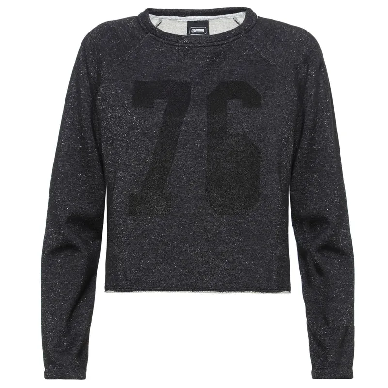 Felpa Donna Crop-Top in Lurex