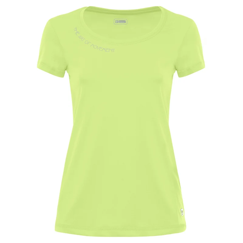 T-Shirt Donna Aderente con Collo Tondo