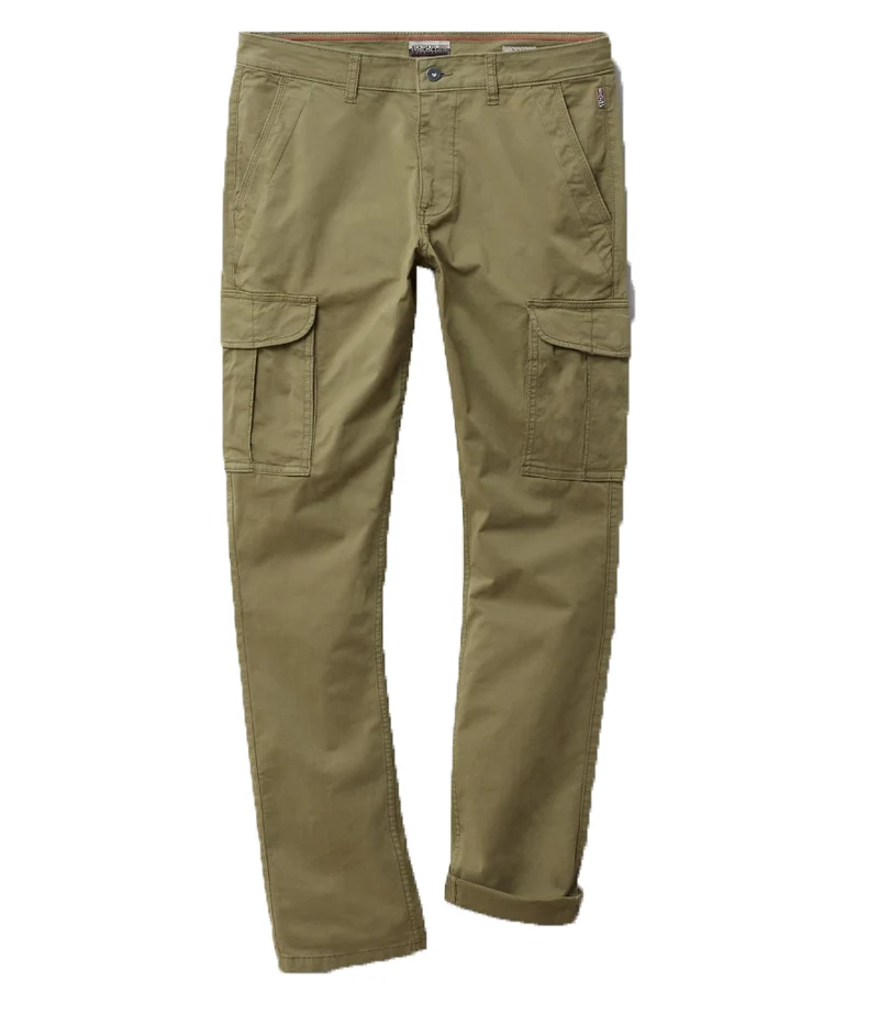 Pantalone Uomo Cargo Moto Stretch