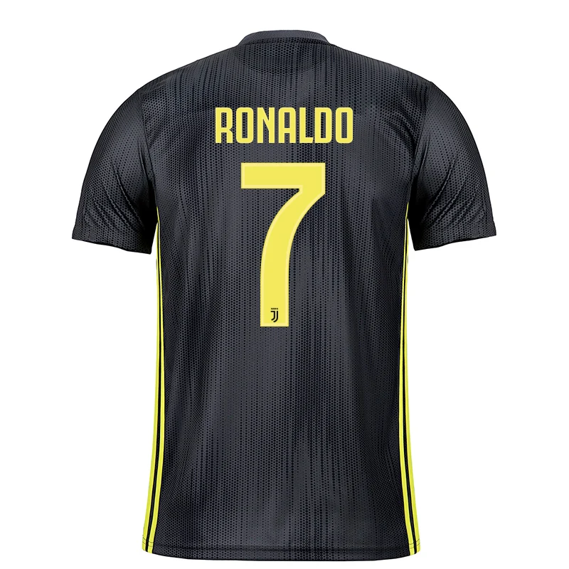 Stampa Nome e Numero Cristiano Ronaldo Juve 18/19 Bambino Third