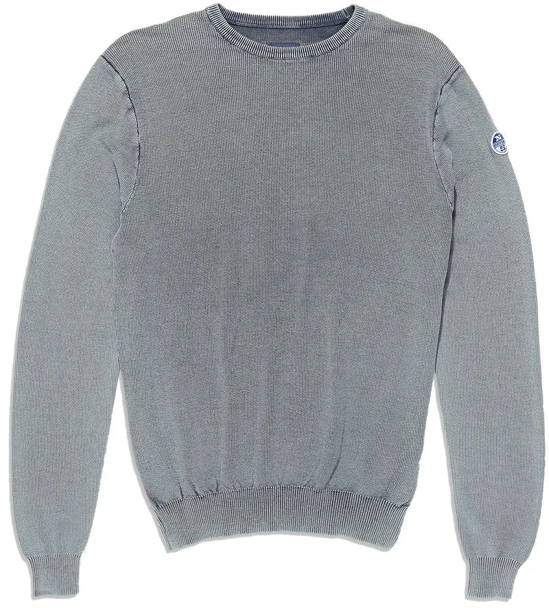 Maglione Uomo Round Neck W/Logo 12 gg