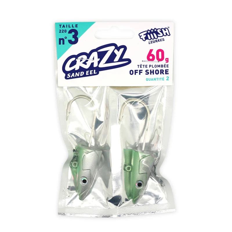 Testa Piombata 60 g Crazy Sand Eel 220
