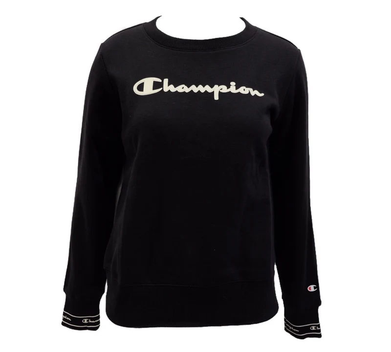 Felpa Donna W American Girocollo