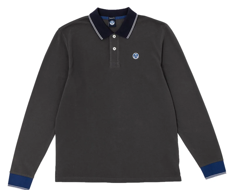 Polo Uomo LS Logo