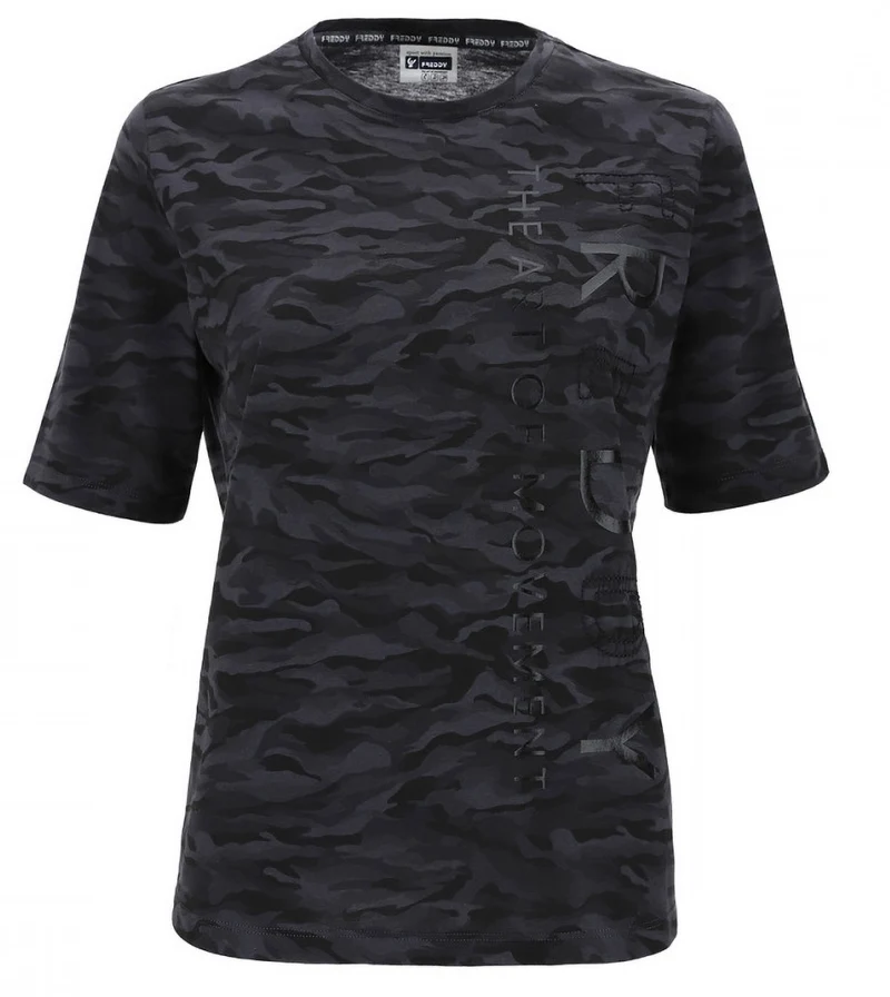 T-Shirt Donna Basic Cotton Tee Camu