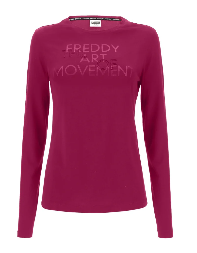 T-Shirt Maniche Lunghe Donna Basic