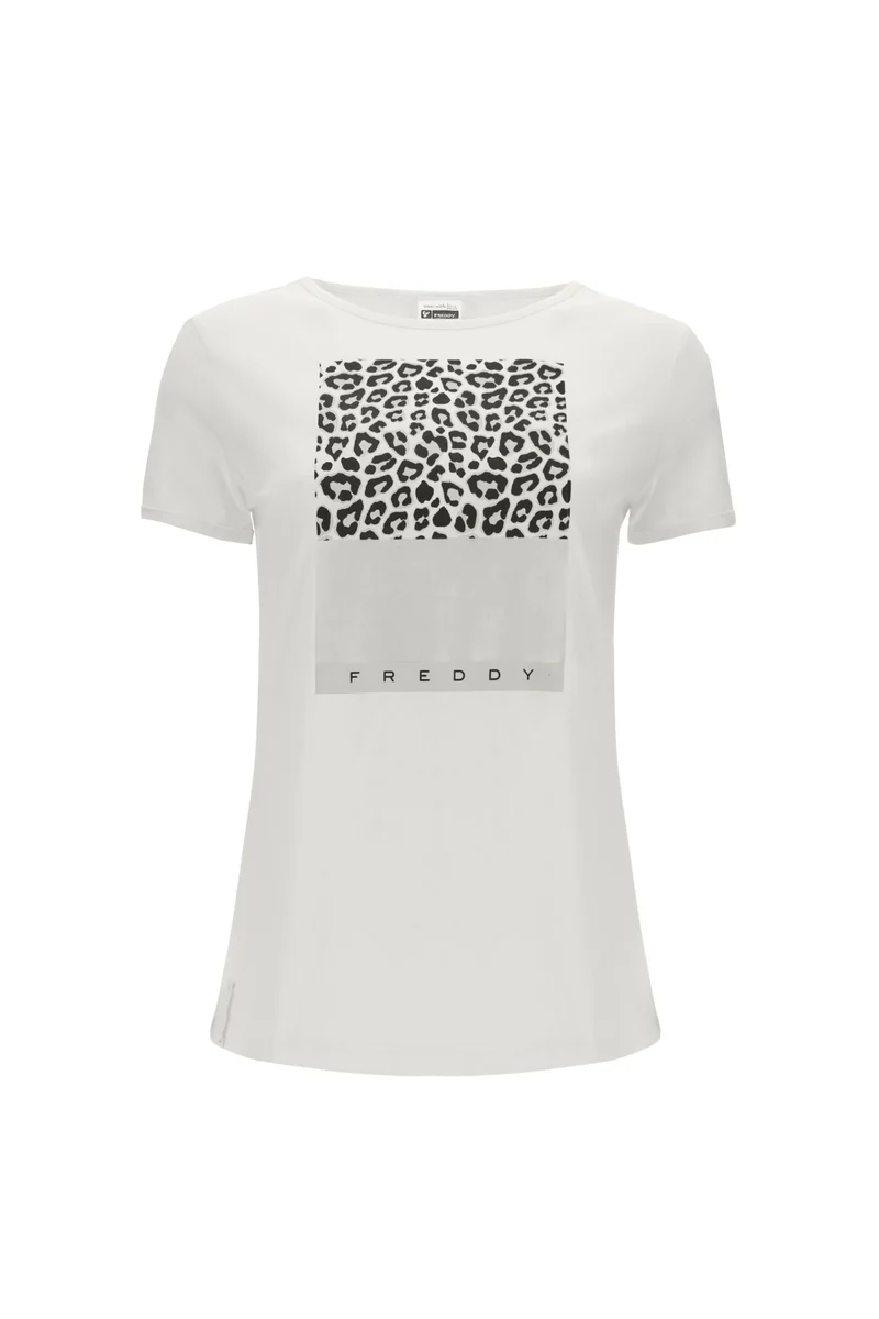 T-shirt Donna Slounge Animalier Viscosa