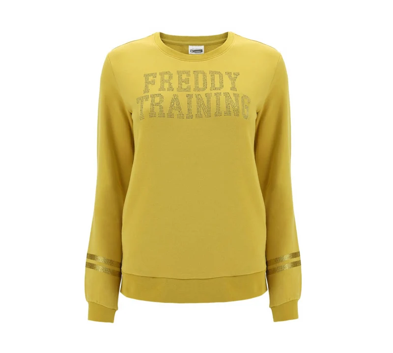 Felpa Donna Training Lettering Metal