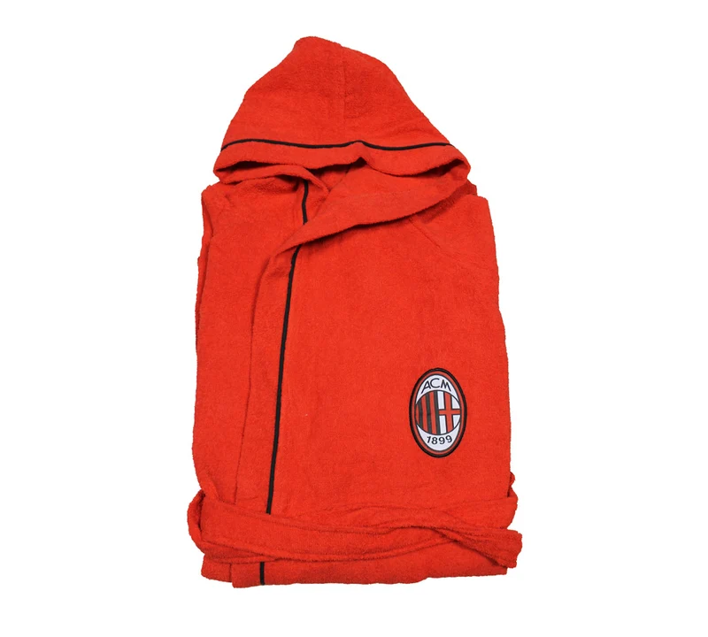Accappatoio Microspugna Calcio Uomo Milan